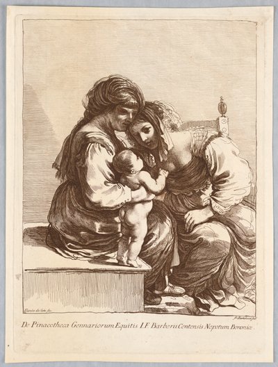 Dwie kobiety i dziecko autorstwa Francesco Bartolozzi
