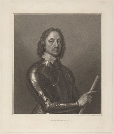 Oliver Cromwell autorstwa Francesco Bartolozzi after Robert Walker