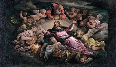 Chrystus w chwale autorstwa Francesco Bassano the Younger