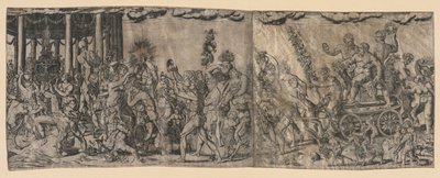 Scena bachanalijska, koniec XVI wieku – początek XVII wieku. autorstwa Francesco Bertelli