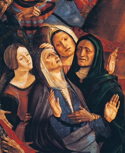 Dziewica, detal z Ukrzyżowania, autor Francesco de