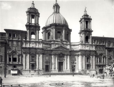 Kościół św. Agnieszki, 1653-57 autorstwa Francesco Borromini