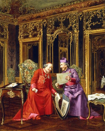 Kolekcjonerzy druków, autorstwa Francesco Brunery