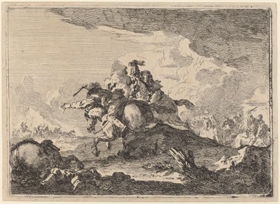 Bitwa kawalerii autorstwa Francesco Casanova