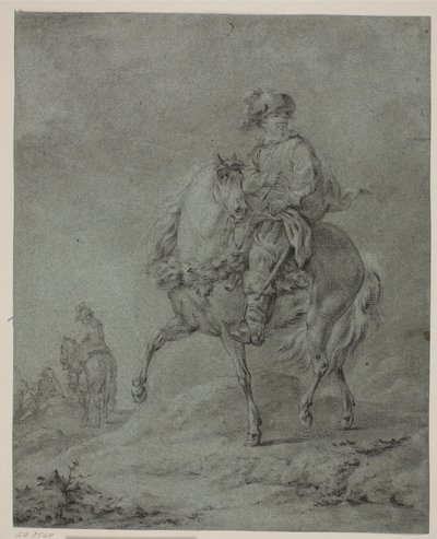 Jeźdźcy w krajobrazie autorstwa Francesco Casanova
