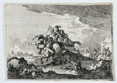 bitwa kawalerii autorstwa Francesco Casanova
