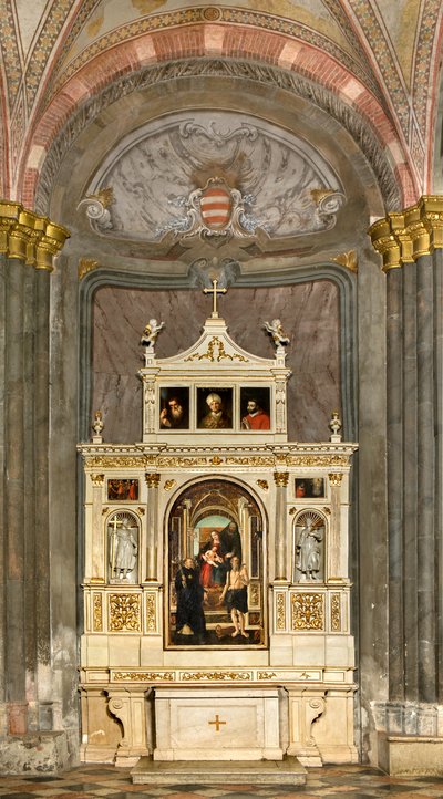Transept północny, ołtarz św. autorstwa Francesco Casella