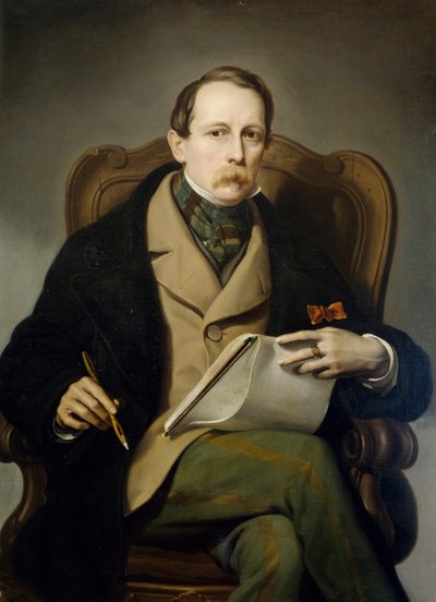 Autoportret, Francis Coghetti (1802-1875) autorstwa Francesco Coghetti