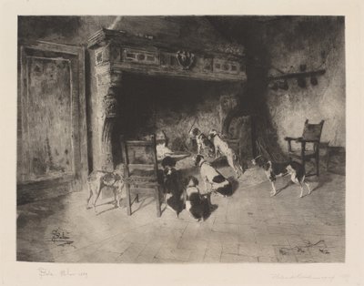 Psy myśliwskie autorstwa Francesco Colombi Borde