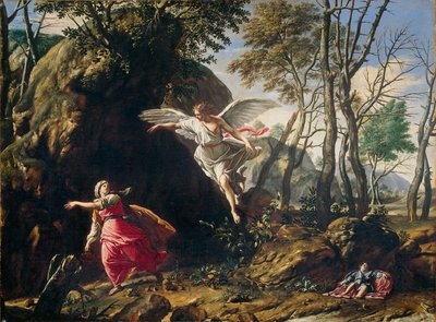 Holenderski: Hagar i Izmael na pustyni Hagar i Izmael na pustyni autorstwa Francesco Cozza