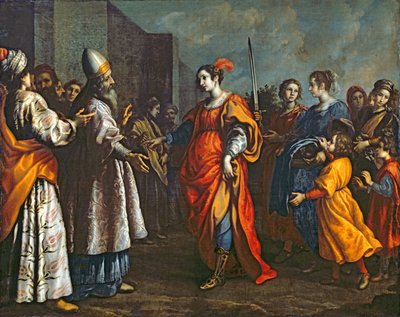 Triumf Judyty, ok. 1620-30 autorstwa Francesco Curradi