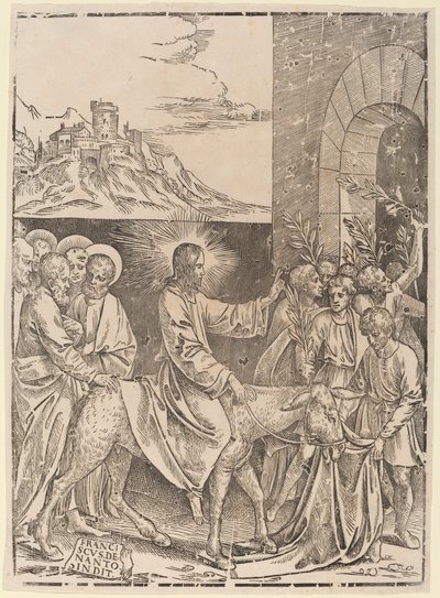 Wjazd Chrystusa do Jerozolimy autorstwa Francesco Denanto