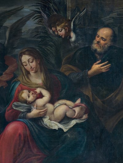 Adoracja pasterzy, detal autorstwa Francesco Fabbrica