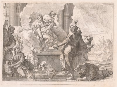 Ofiara Ifigenii autorstwa Francesco Fontebasso