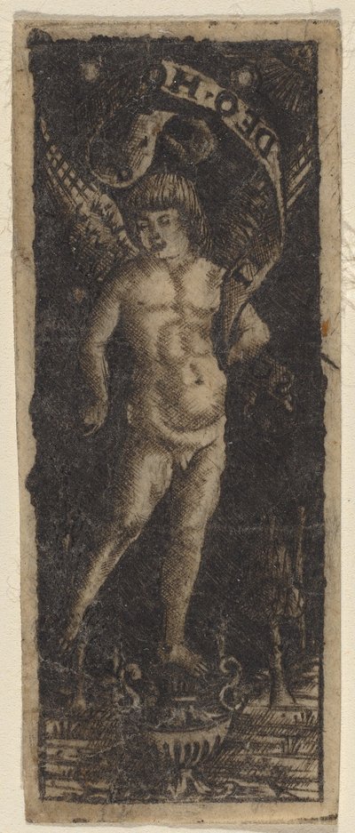 Aniołek na wazonie z napisem: "SOLI DEO HONOR" autorstwa Francesco Francia or Peregrino da Cesena