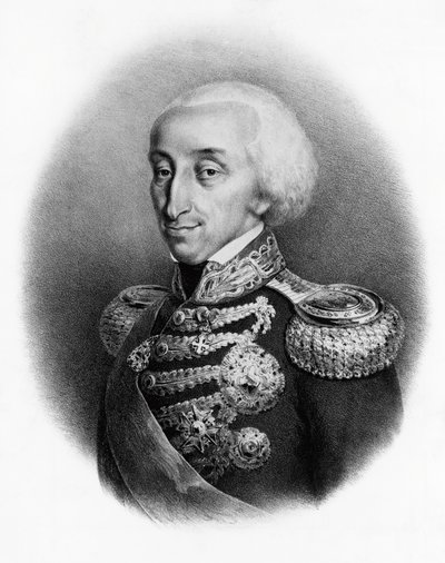 Portret Vittorio Emanuele I Sabaudii (1759-1824), króla Sardynii autorstwa Francesco Gonin
