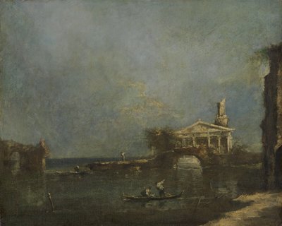 Laguna w pobliżu Wenecji autorstwa Francesco Guardi (attributed to)