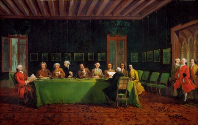 Spotkanie dyplomatyczne autorstwa Francesco Guardi