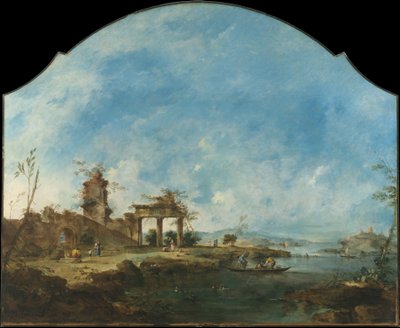 Fantastyczny krajobraz autorstwa Francesco Guardi