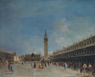Plac św. Marka, 1760 autorstwa Francesco Guardi