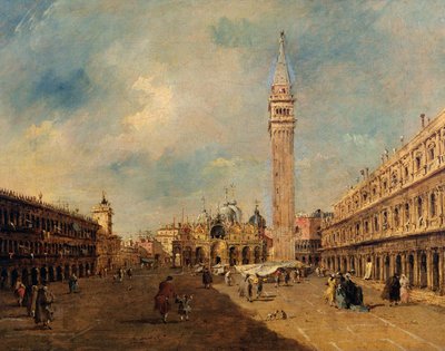 Piazza San Marco, ok. 1780 autorstwa Francesco Guardi