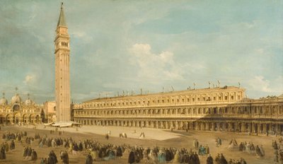 Piazza San Marco w Wenecji autorstwa Francesco Guardi