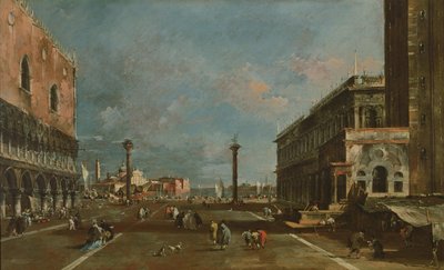 San Marco Piazzetta, Wenecja autorstwa Francesco Guardi