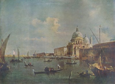 Santa Maria Della Salute, lata 80. XVIII w., 1925. autorstwa Francesco Guardi