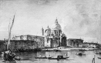 Santa Maria della Salute, od połowy do końca lat 60. XVIII wieku. autorstwa Francesco Guardi