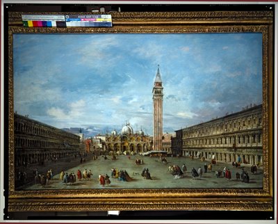 Plac Świętego Marka, Wenecja autorstwa Francesco Guardi