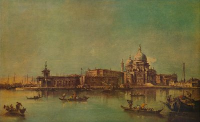 Dogana i Salute, Wenecja, c1775, 1938 autorstwa Francesco Guardi