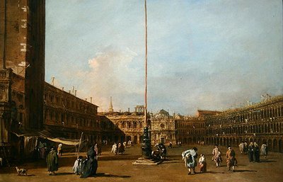 Plac św. Marka w Wenecji autorstwa Francesco Guardi