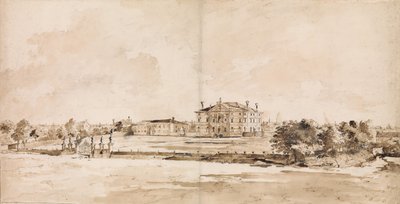 Villa Loredan, niedaleko Treviso, ca. 1778. autorstwa Francesco Guardi