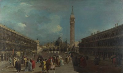Wenecja, Piazza San Marco, ok. 1760 autorstwa Francesco Guardi