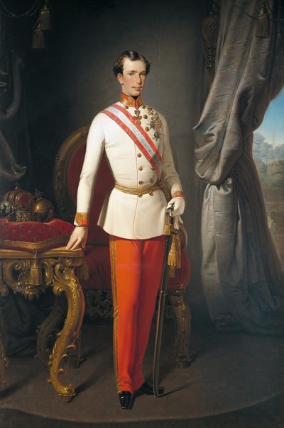Austria, Portret cesarza Austrii Franciszka Józefa I (Wiedeń) autorstwa Francesco Hayez