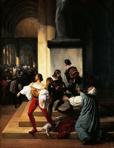 Spisek Lampugnani, Francesco Hayez (1791-1882), olej na płótnie autorstwa Francesco Hayez
