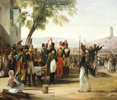Napoleon po bitwie pod Wagram, Francesco Hayez (1791-1882) autorstwa Francesco Hayez