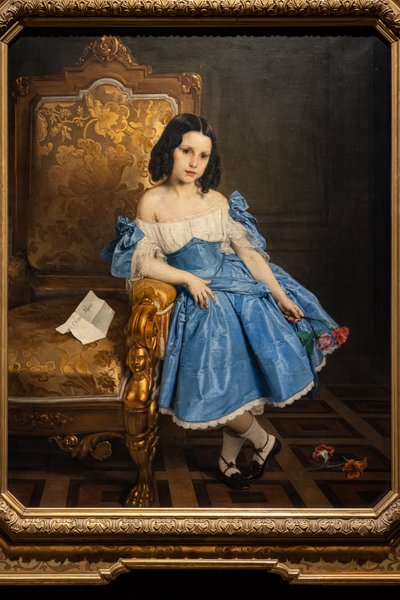 Portret hrabiny Luigii Negroni Prati Morosini autorstwa Francesco Hayez