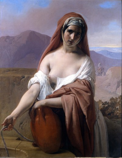 Rebecca przy studni. Obraz Francesco Hayeza. Akademia Brera. Mediolan autorstwa Francesco Hayez