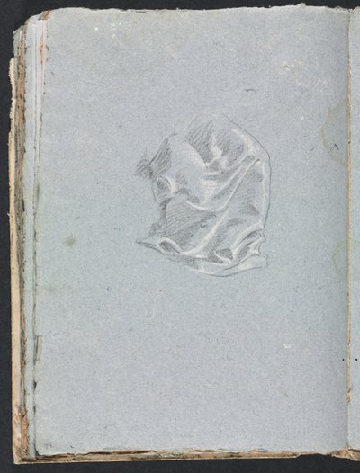 Szkicownik werona: studium draperii, strona 94, 1760. autorstwa Francesco Lorenzi