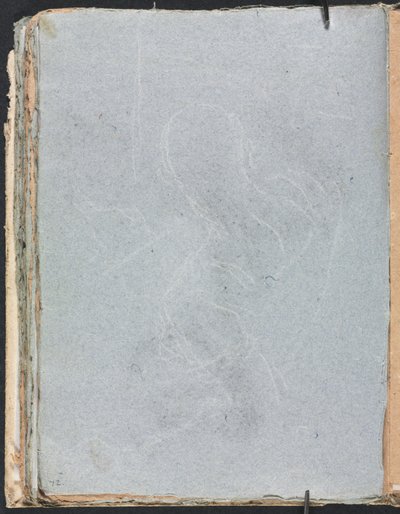 Szkicownik Verona: Studium postaci, strona 72, 1760. autorstwa Francesco Lorenzi