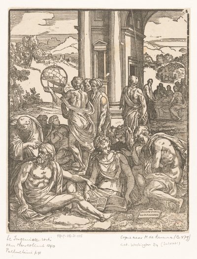 Tuin der gedachten Ogród Myśli autorstwa Francesco Marcolini (possibly)