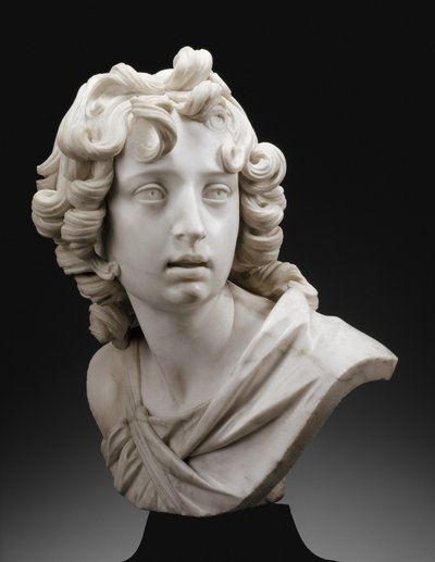 Popiersie młodzieńca, prawdopodobnie św. Jan Chrzciciel, 1630-40 autorstwa Francesco Mochi