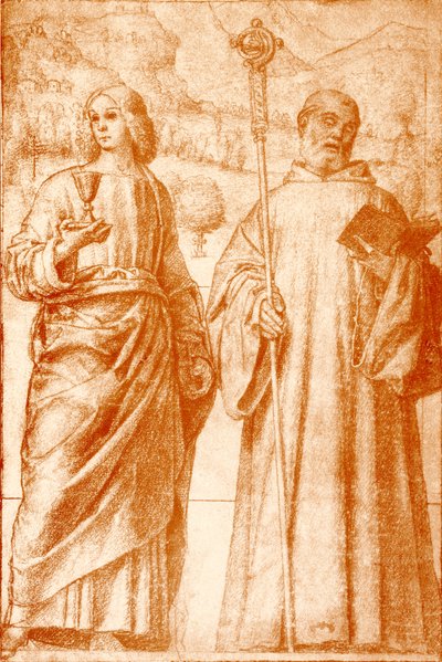 Jana Chrzciciela i św. Benedykta autorstwa Francesco Morone
