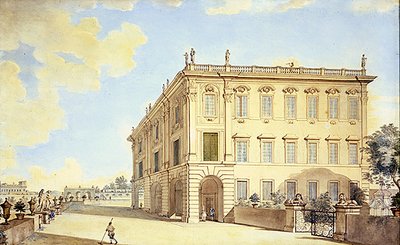 Widok na Rzym (akwarela na papierze) autorstwa Francesco Panini
