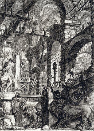 Więzienie V autorstwa Francesco Piranesi