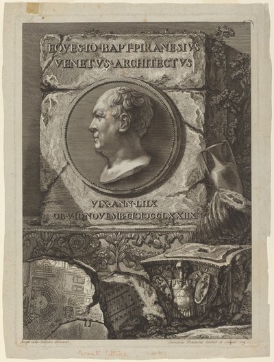 Giovanni Battista Piranesi autorstwa Francesco Piranesi