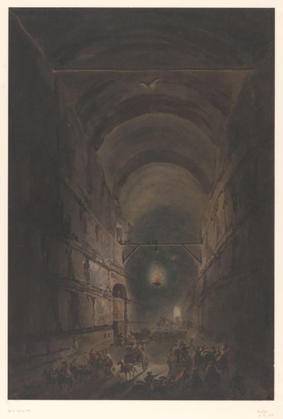 Grota Posillipo Jaskinia Posillipo koło Neapolu autorstwa Francesco Piranesi