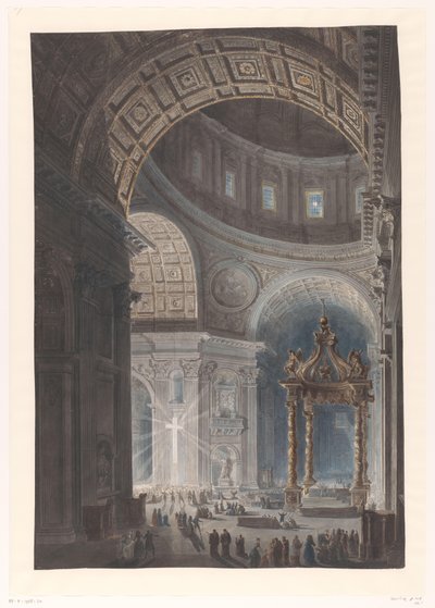 Iluminacja Krzyża Świętego w Bazylice św. Piotra Iluminacja Krzyża w Bazylice św. Piotra autorstwa Francesco Piranesi
