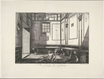 Tepidarium w Pompejach Starożytności Magna Graecia (tytuł serii) autorstwa Francesco Piranesi